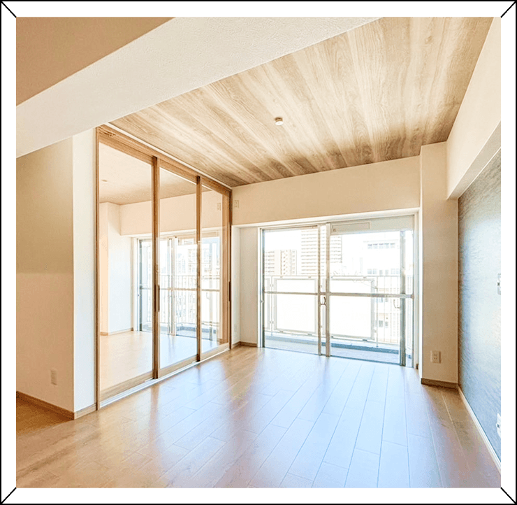 明るい部屋の写真